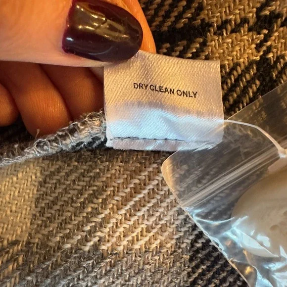 Evereve Simone Plaid Shacket-Soft Brushed‎ Fleece Button Down Jacket-NWOT-Size L - Picture 11 of 16